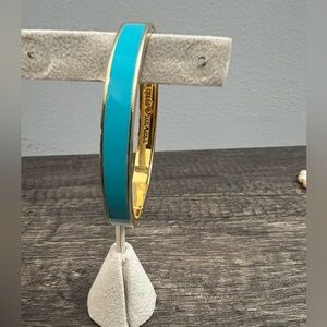 kate spade Turquoise and Gold clamper Bracelet